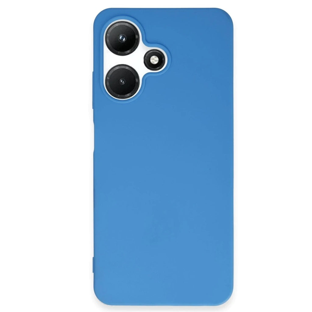 Mey İthalat® İnfinix Hot 30i Kılıf First Silikon - Mavi
