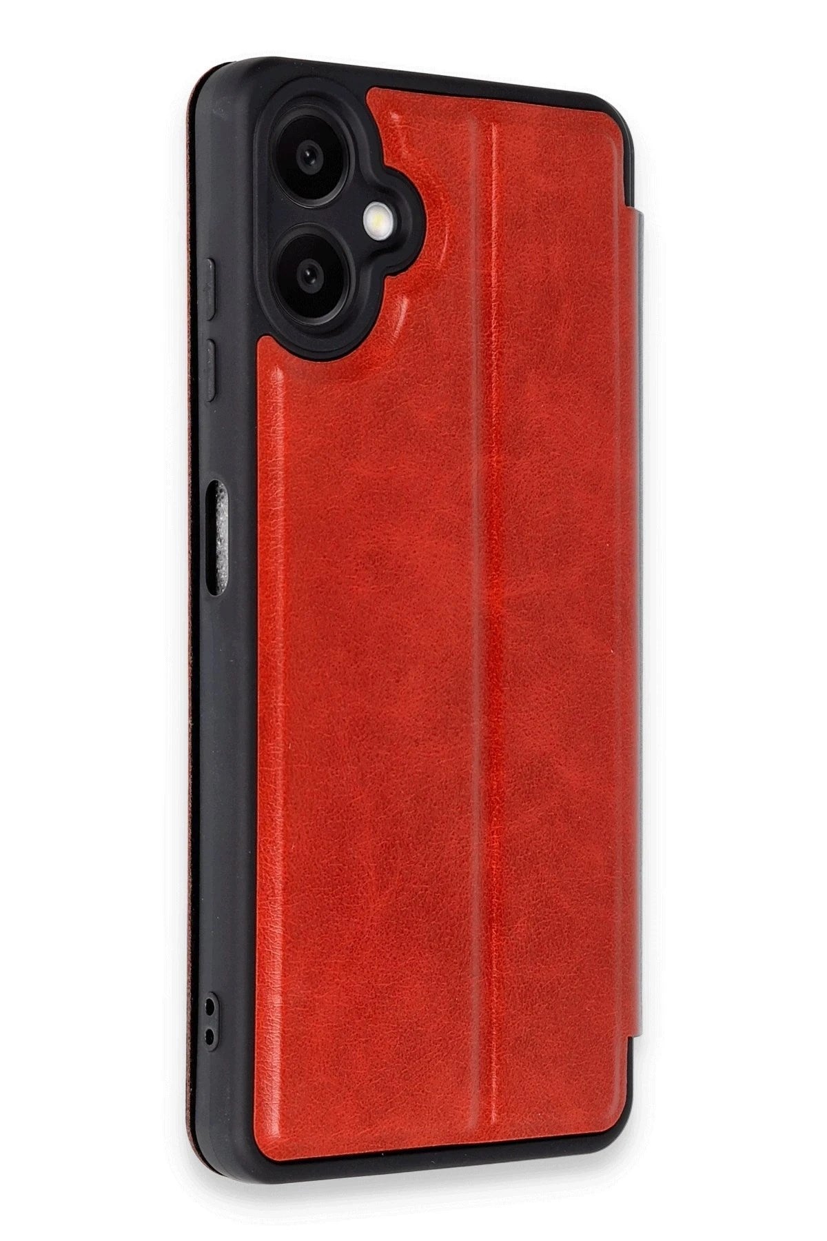Mey İthalat® Samsung Galaxy A06 Kılıf Flip Cover - Kırmızı