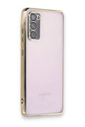 Mey İthalat® Samsung Galaxy S20 FE Kılıf Lensli Silikon - Gold