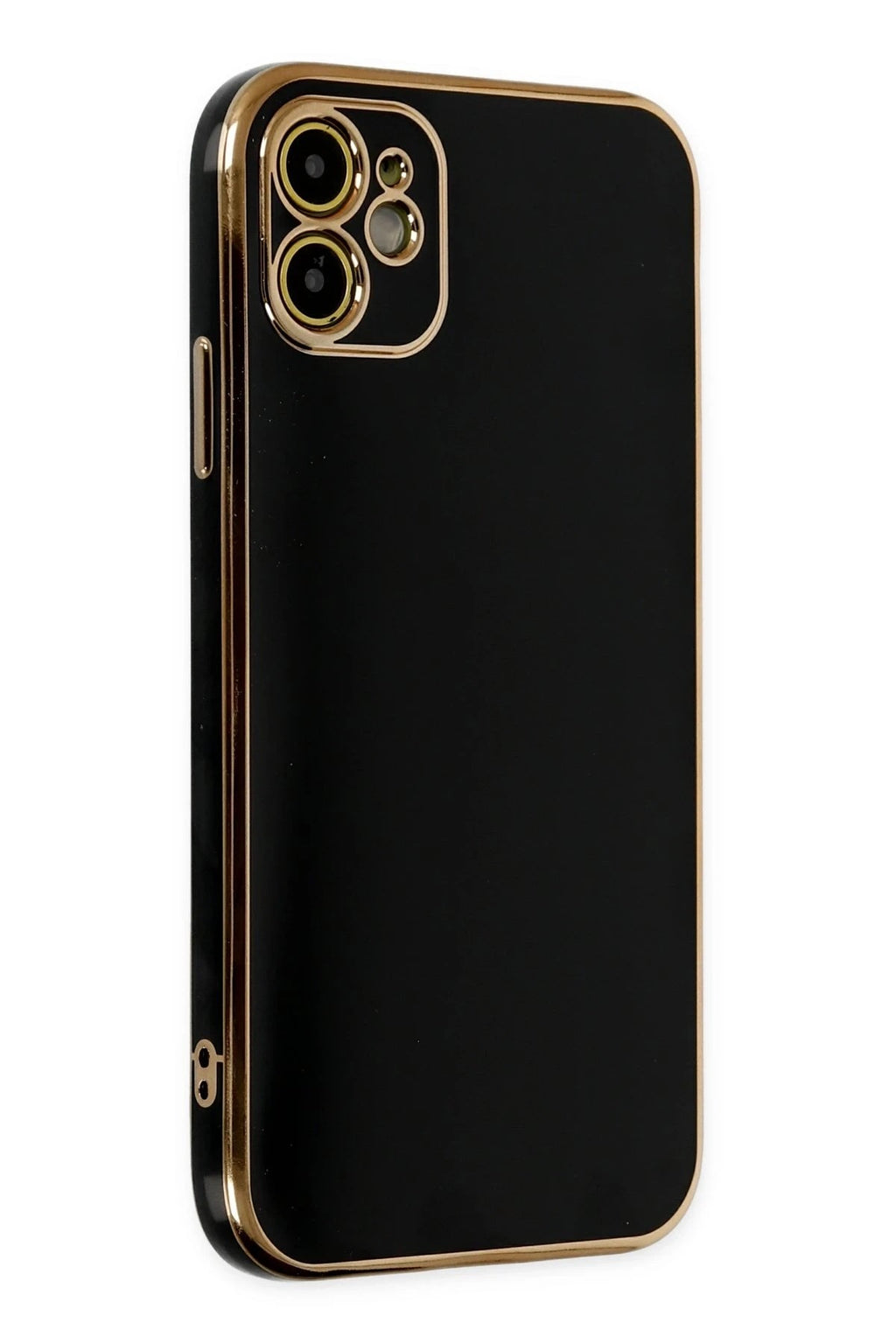 Mey İthalat® iPhone 12 Kılıf Volet Silikon - Siyah