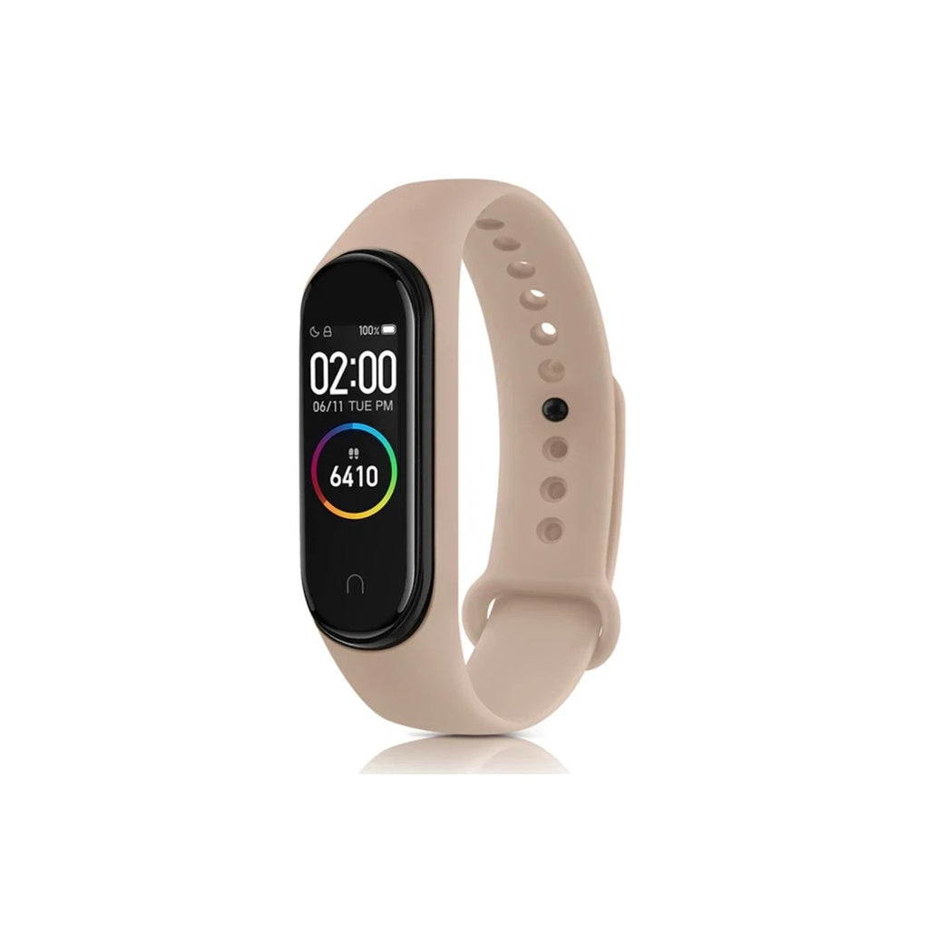 Mey İthalat® Mi Band 6 Klasik Kordon - Pudra