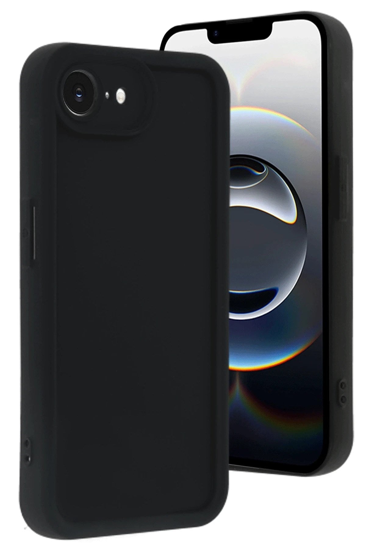 Mey İthalat® iPhone 16E Kılıf Viera Silikon - Siyah