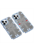Mey İthalat® iPhone 13 Pro Max Kılıf Mekanik Bumper Kapak - Mavi