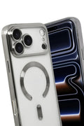 Mey İthalat® iPhone 17 Pro Kross Magneticsafe Kapak - Gümüş
