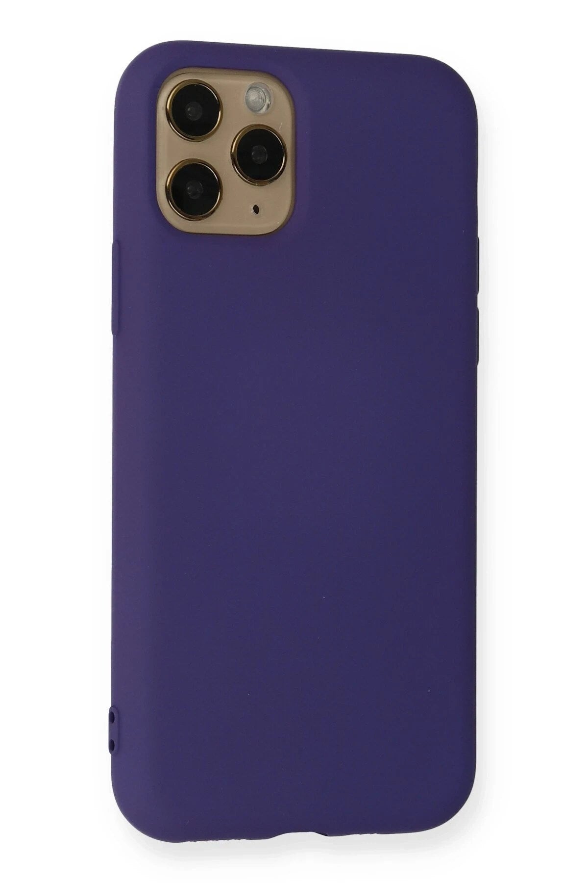 Mey İthalat® iPhone 11 Pro Max Kılıf Nano içi Kadife Silikon - Mor