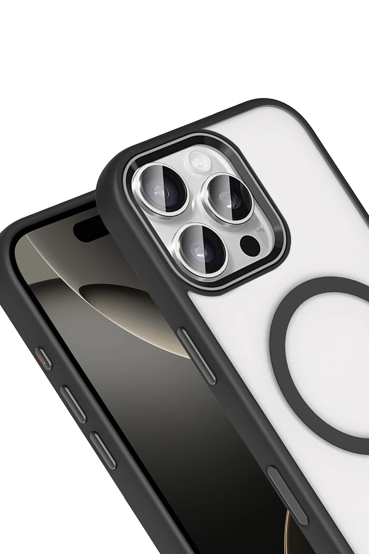 Mey İthalat® iPhone 16 Pro Max Terea Magsafe Kapak - Siyah