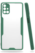 Mey İthalat® Samsung Galaxy M51 Kılıf Platin Silikon - Yeşil