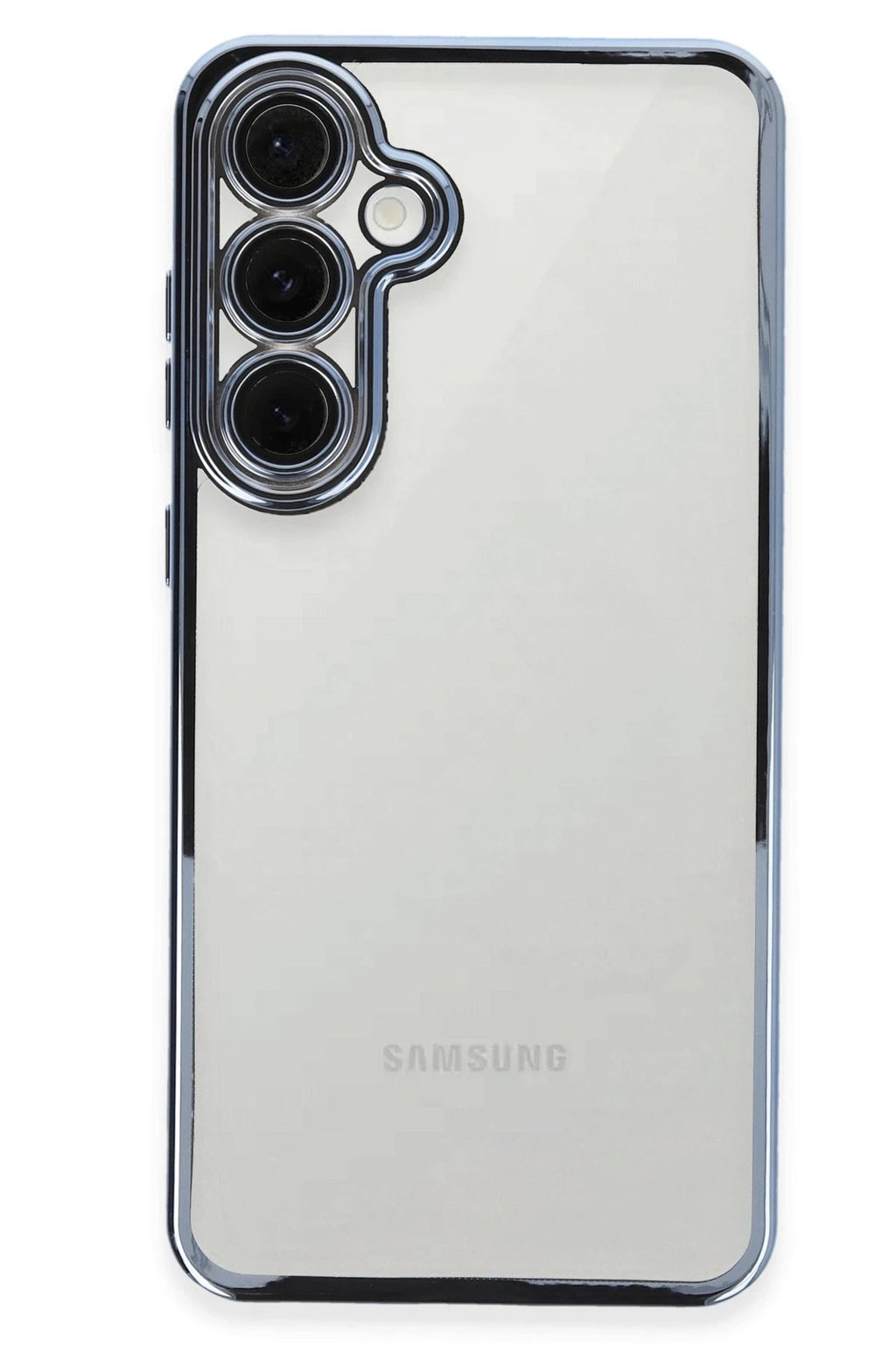 Mey İthalat® Samsung Galaxy S24 FE Kılıf Lensli Silikon - Lacivert