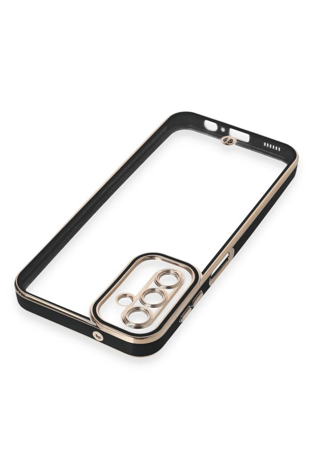 Mey İthalat® Samsung Galaxy A14 4G Kılıf Liva Lens Silikon - Siyah