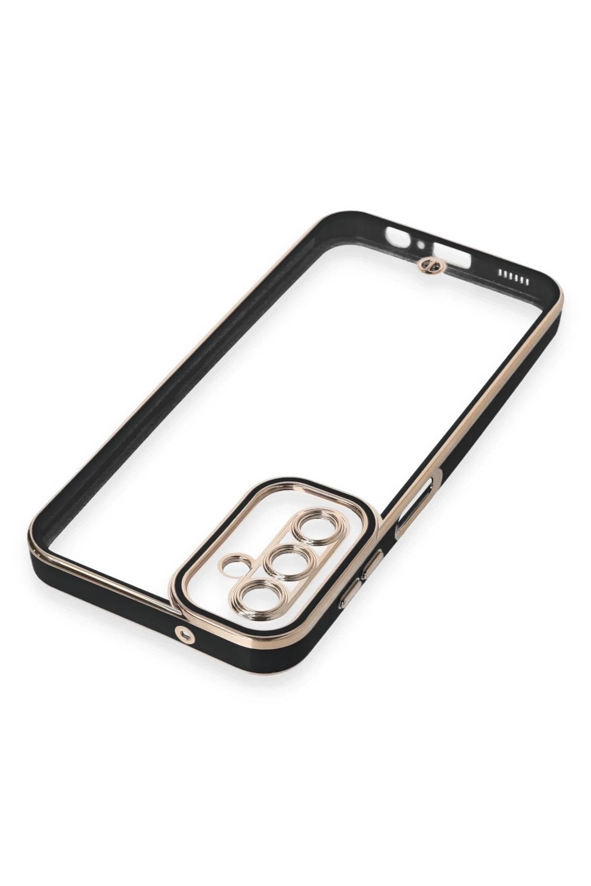 Mey İthalat® Samsung Galaxy A14 4G Kılıf Liva Lens Silikon - Siyah