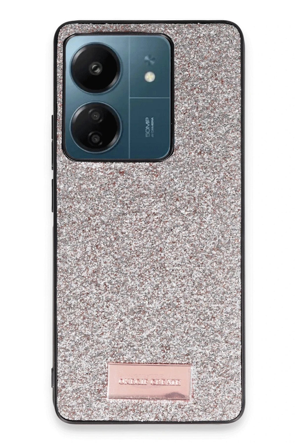 Mey İthalat® Redmi 13C Bright Simli Kapak - Gold