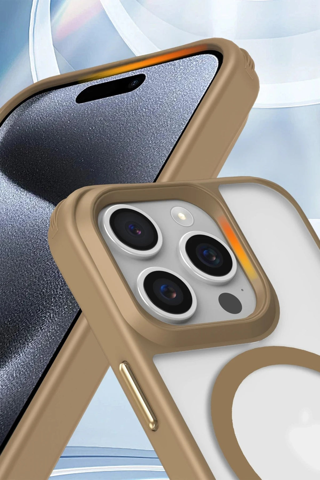 Mey İthalat® iPhone 16 Pro Max Kılıf Enka Magsafe Silikon Kılıf - Şeffaf