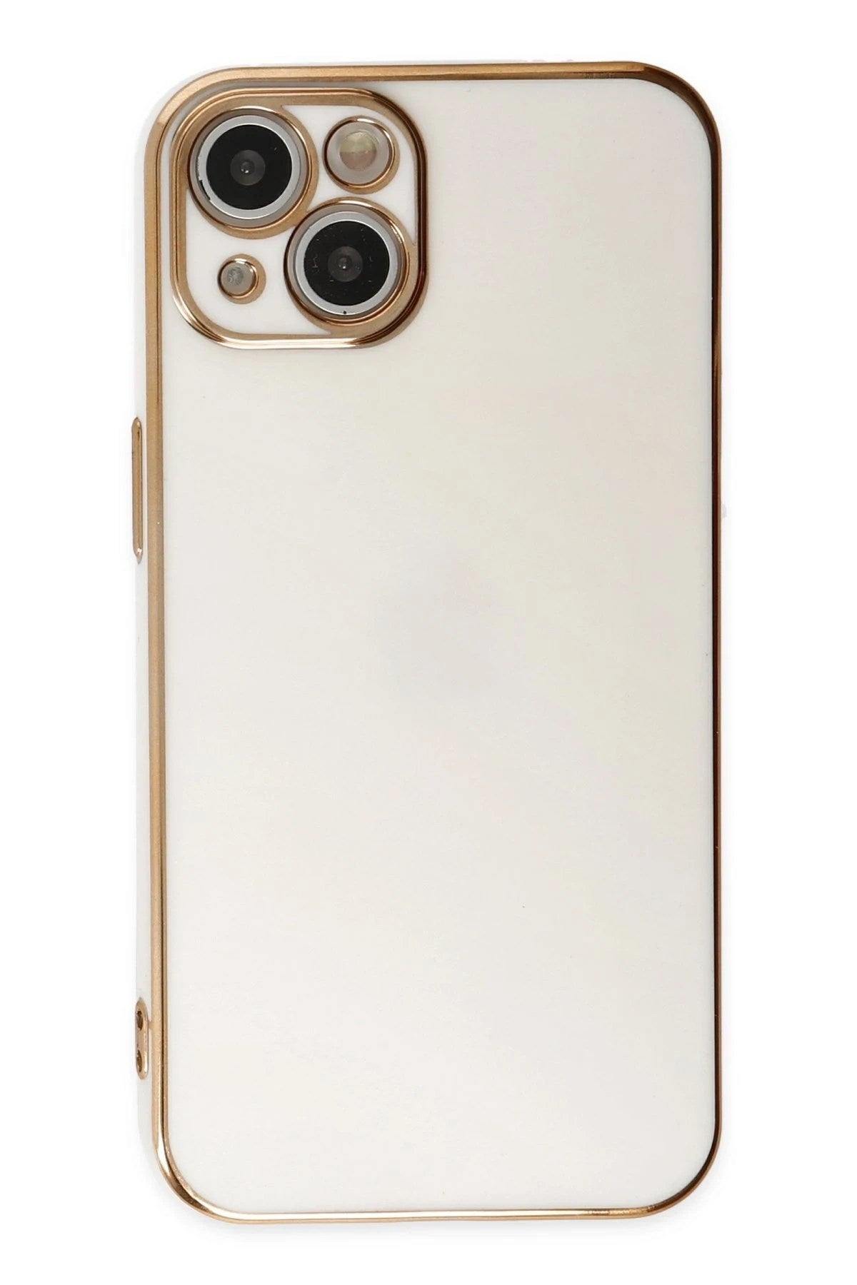 Mey İthalat® iPhone 14 Plus Kılıf Volet Silikon - Beyaz