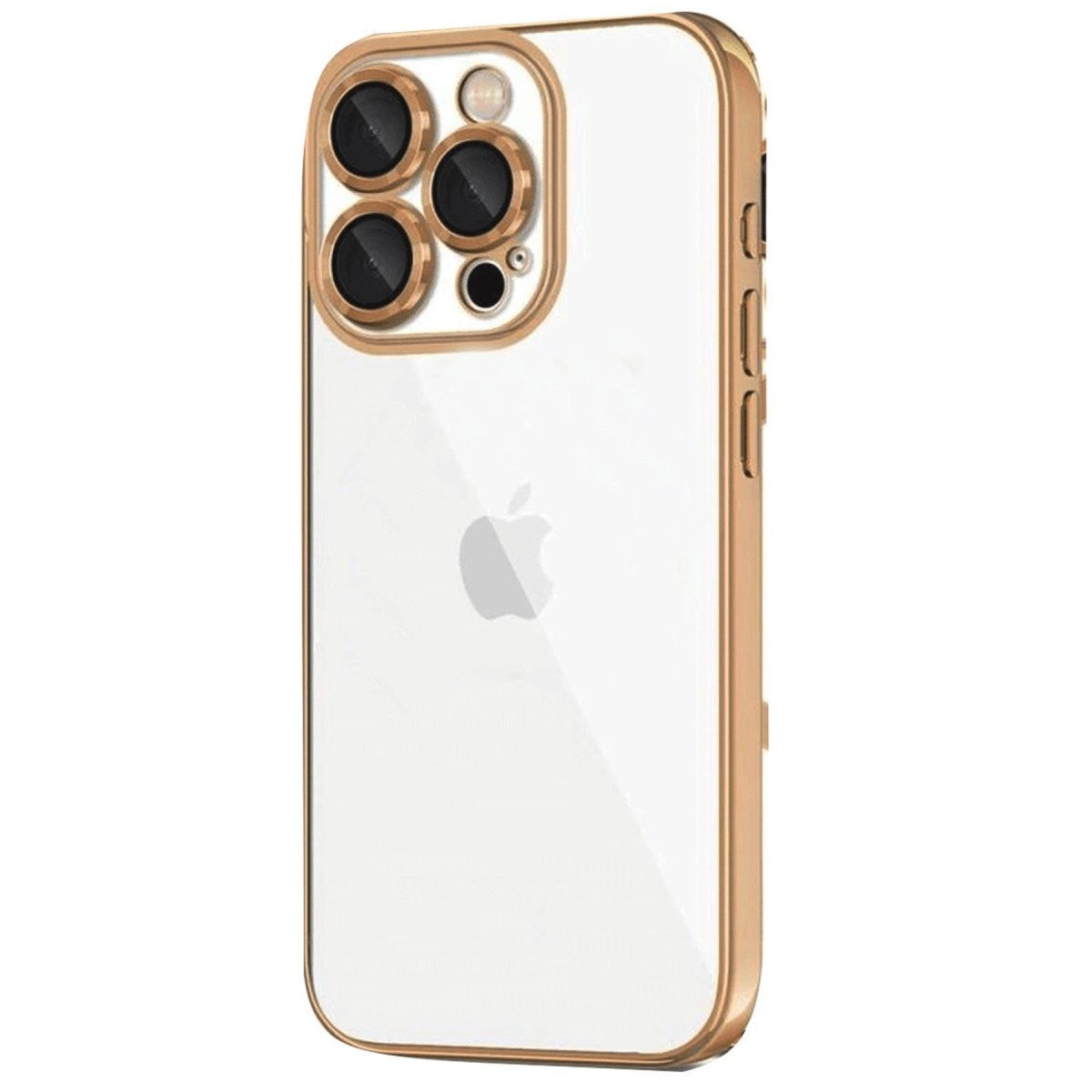 Mey İthalat® iPhone 16 Pro Kılıf Lensli Silikon - Desert