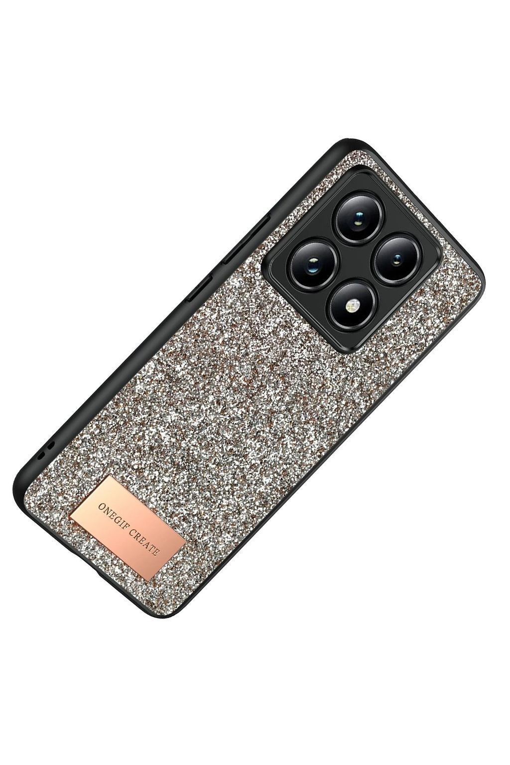 Mey İthalat® Mi 14T Pro Bright Simli Kapak - Gold