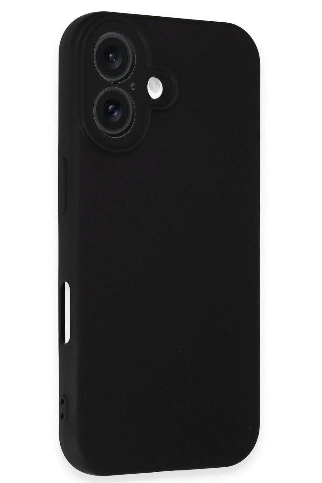 Mey İthalat® iPhone 16 Plus Kılıf Nano içi Kadife Silikon - Siyah