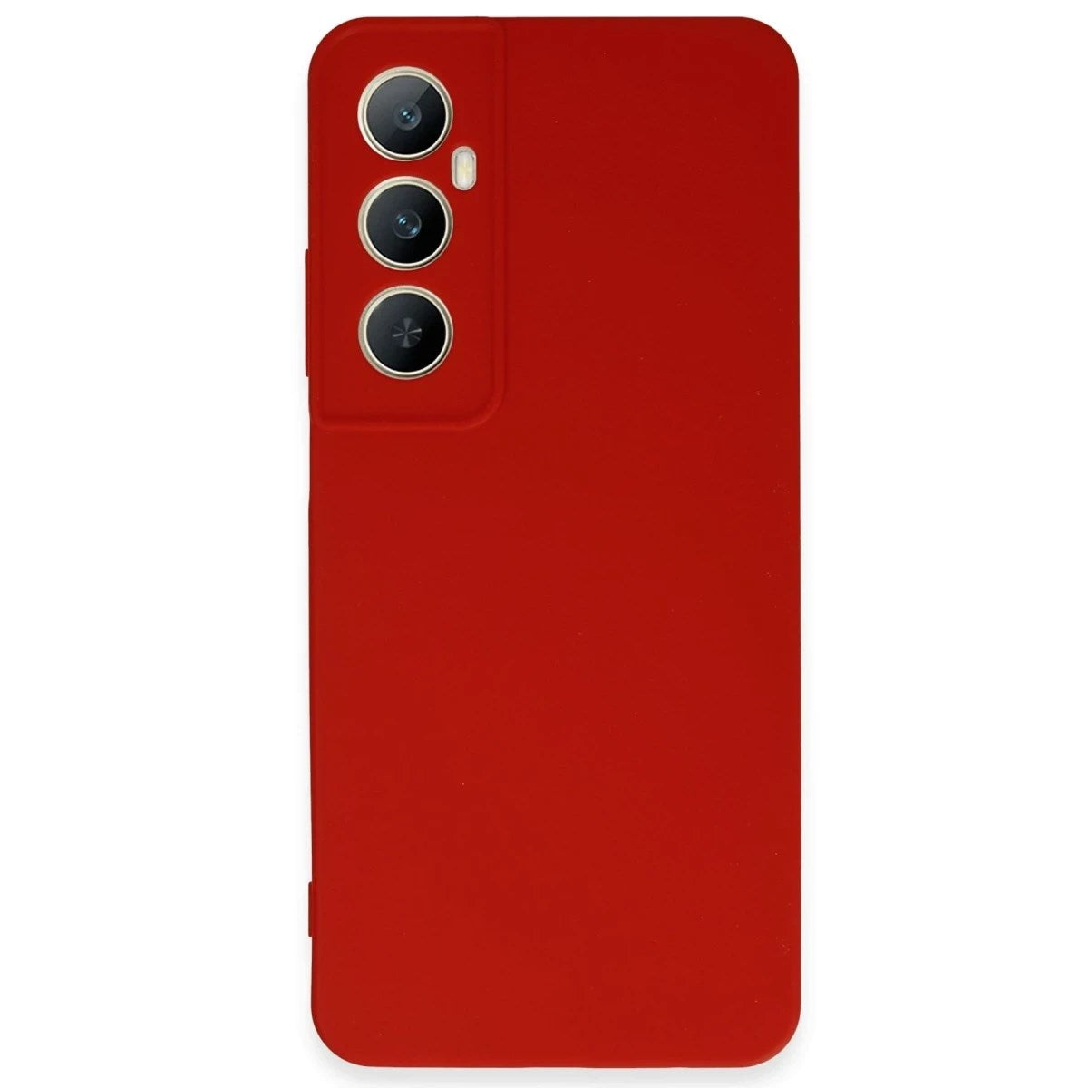 Mey İthalat® Realme C65 Kılıf First Silikon - Kırmızı