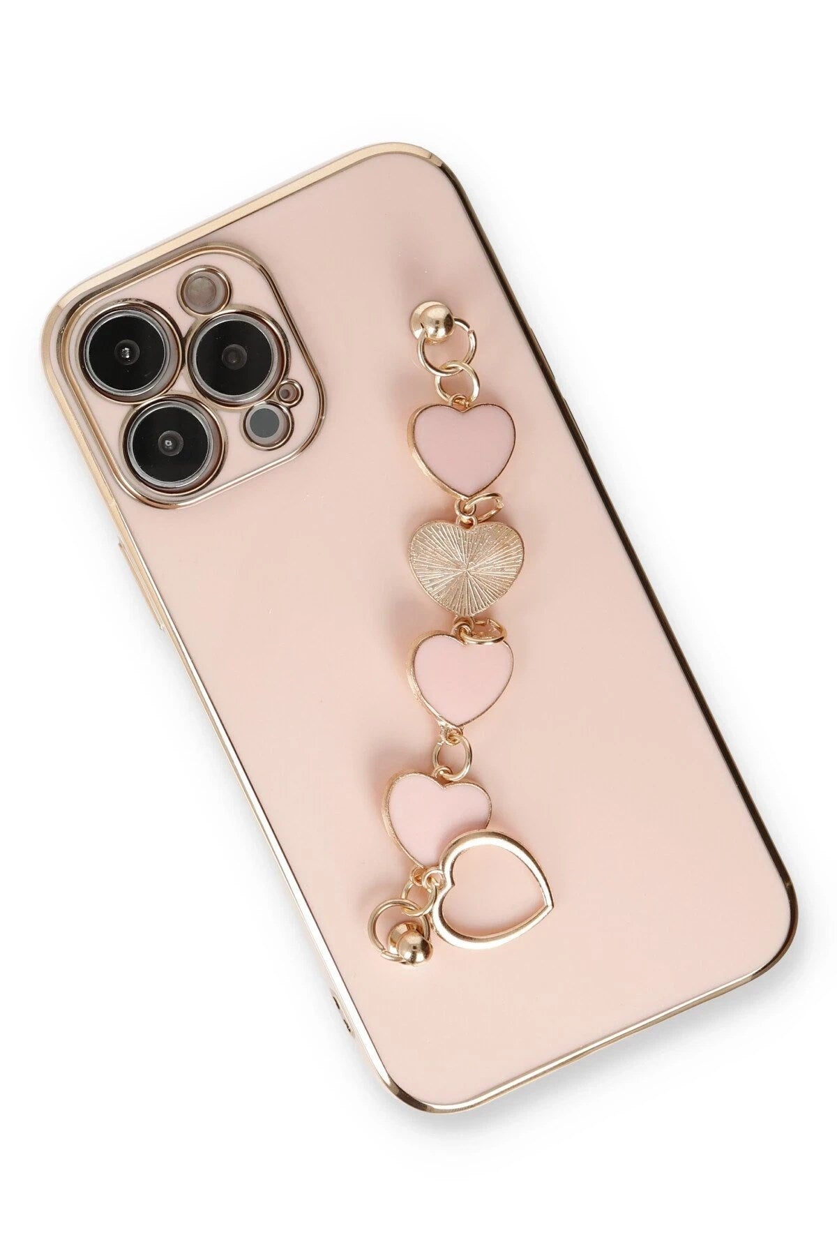 Mey İthalat® iPhone 13 Pro Kılıf Esila Silikon - Pudra
