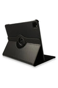 Mey İthalat® iPad Pro 12.9 (2021) Kılıf 360 Tablet Deri Kılıf - Siyah