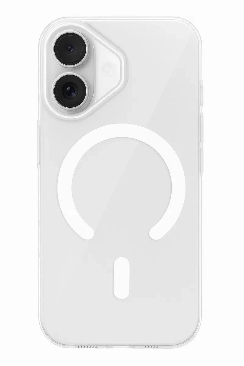 Mey İthalat® iPhone 16 PC Blank Magsafe Kapak - Şeffaf