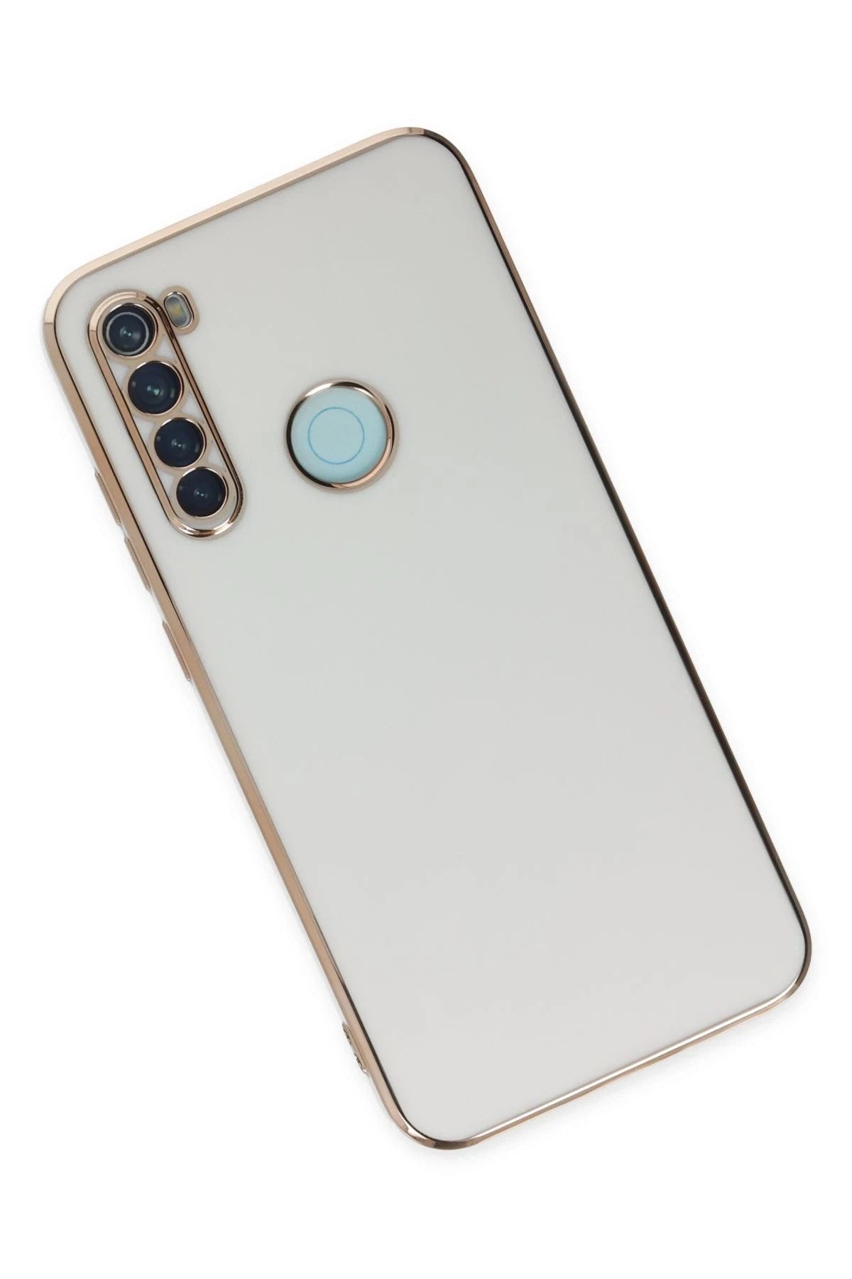 Mey İthalat® Redmi Note 8 Kılıf Volet Silikon - Beyaz