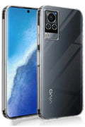 Mey İthalat® Vivo V30 5G Kılıf Lüx Şeffaf Silikon