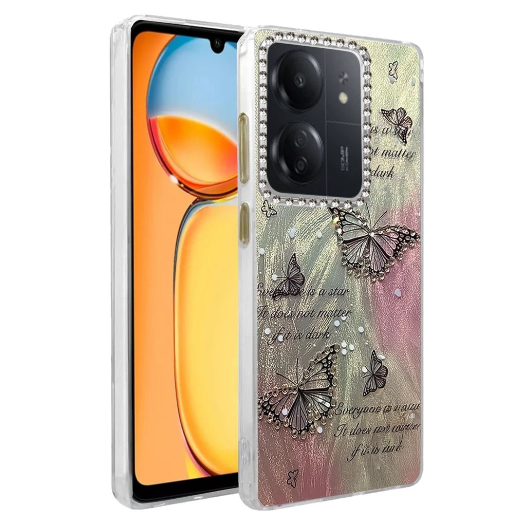 Mey İthalat® Redmi 13C Kılıf Blade Aynalı Desenli Kapak - Desen 6