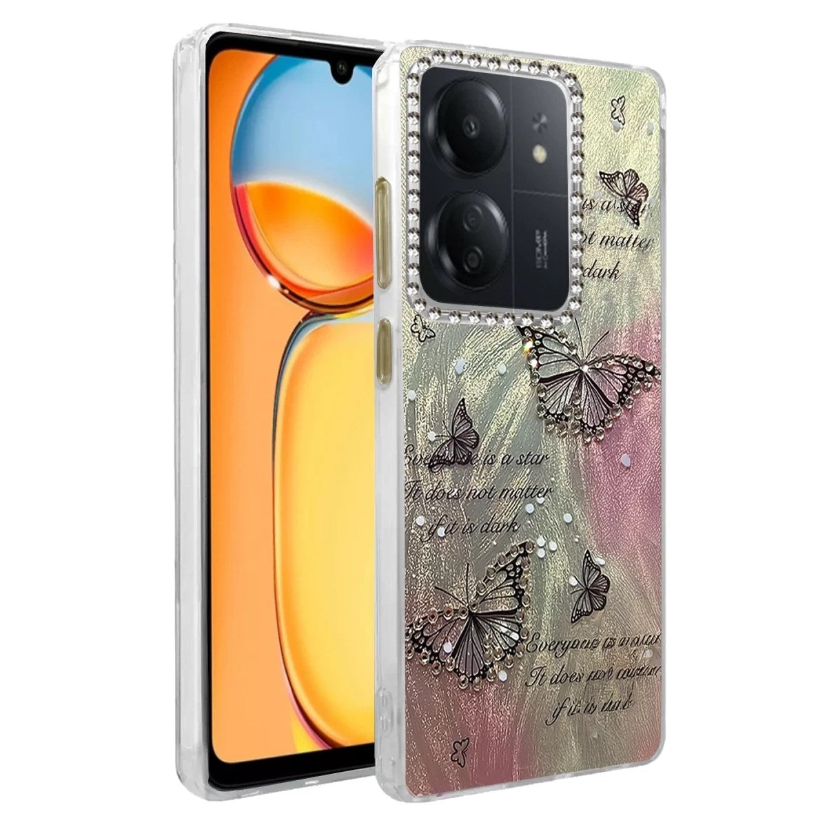 Mey İthalat® Redmi 13C Kılıf Blade Aynalı Desenli Kapak - Desen 6