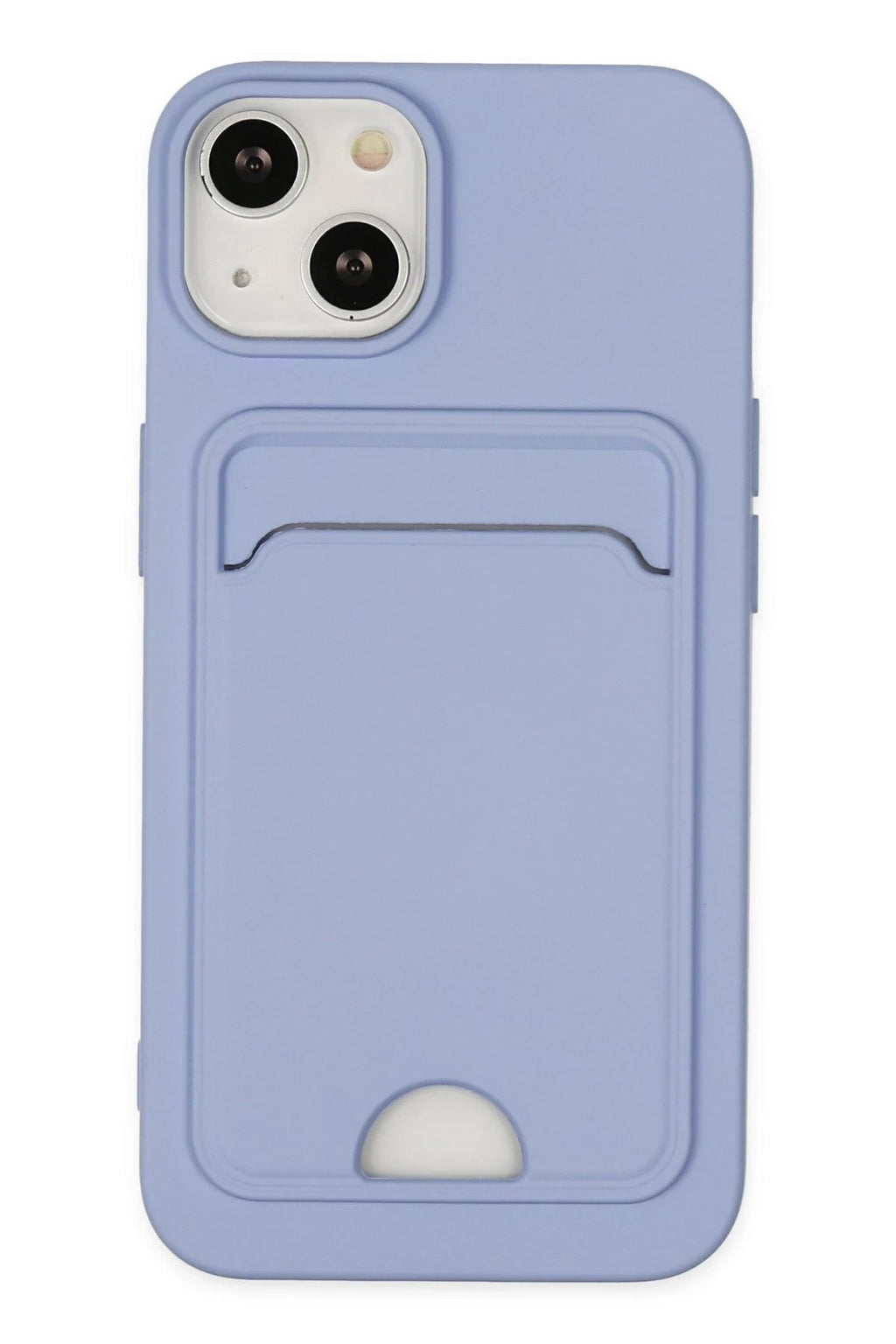 Mey İthalat® iPhone 14 Plus Kılıf Kelvin Kartvizitli Silikon - Lila