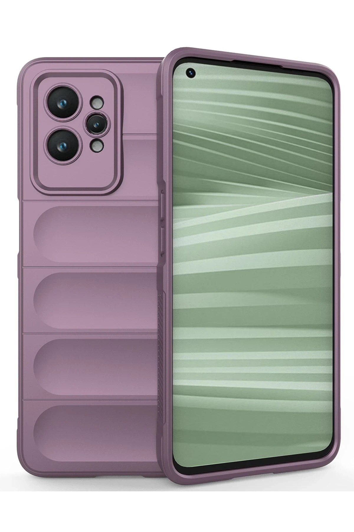 Mey İthalat® Realme GT2 Pro 5G Kılıf Optimum Silikon - Mor