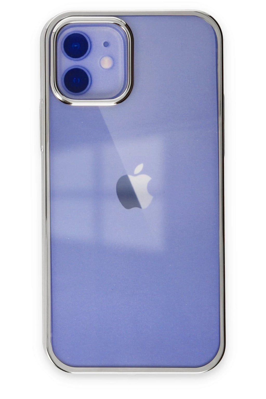 Mey İthalat® iPhone 12 Kılıf Element Silikon - Gümüş