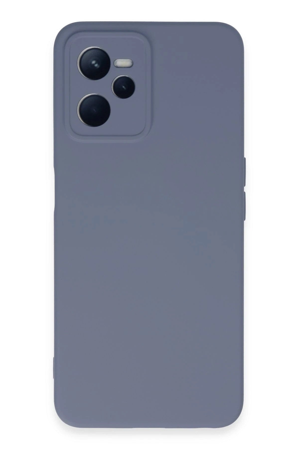 Mey İthalat® Realme C35 Kılıf Nano içi Kadife Silikon - Gri