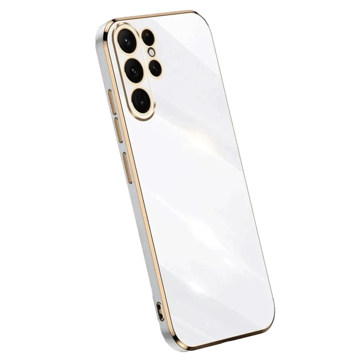 Mey İthalat® Samsung Galaxy S25 Ultra Kılıf Volet Silikon - Beyaz