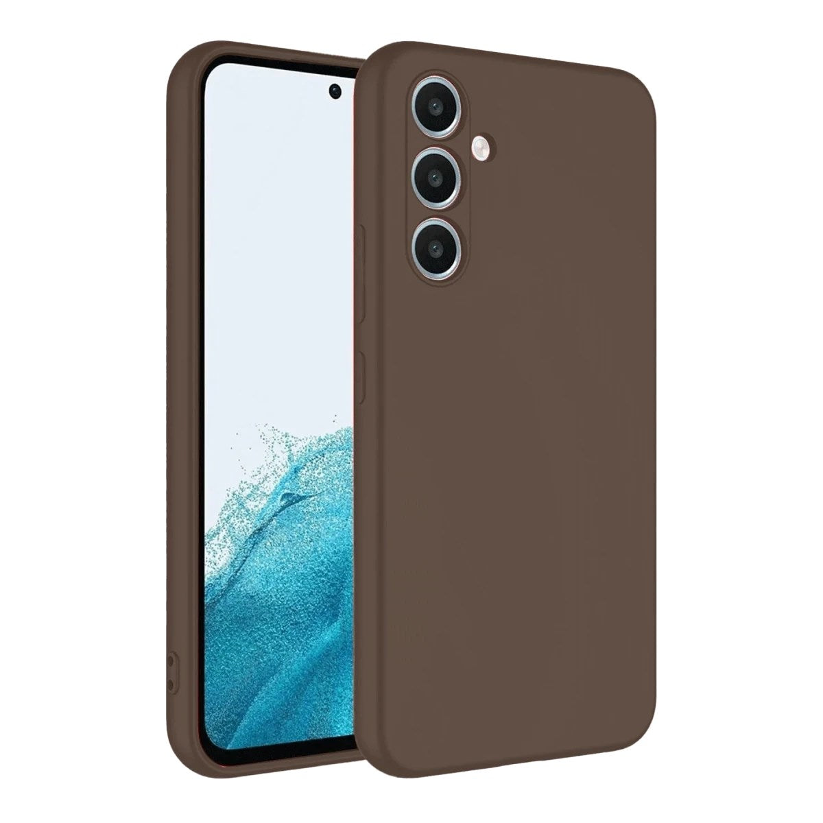 Mey İthalat® Samsung Galaxy A16 5G Kılıf First Silikon - Kahverengi