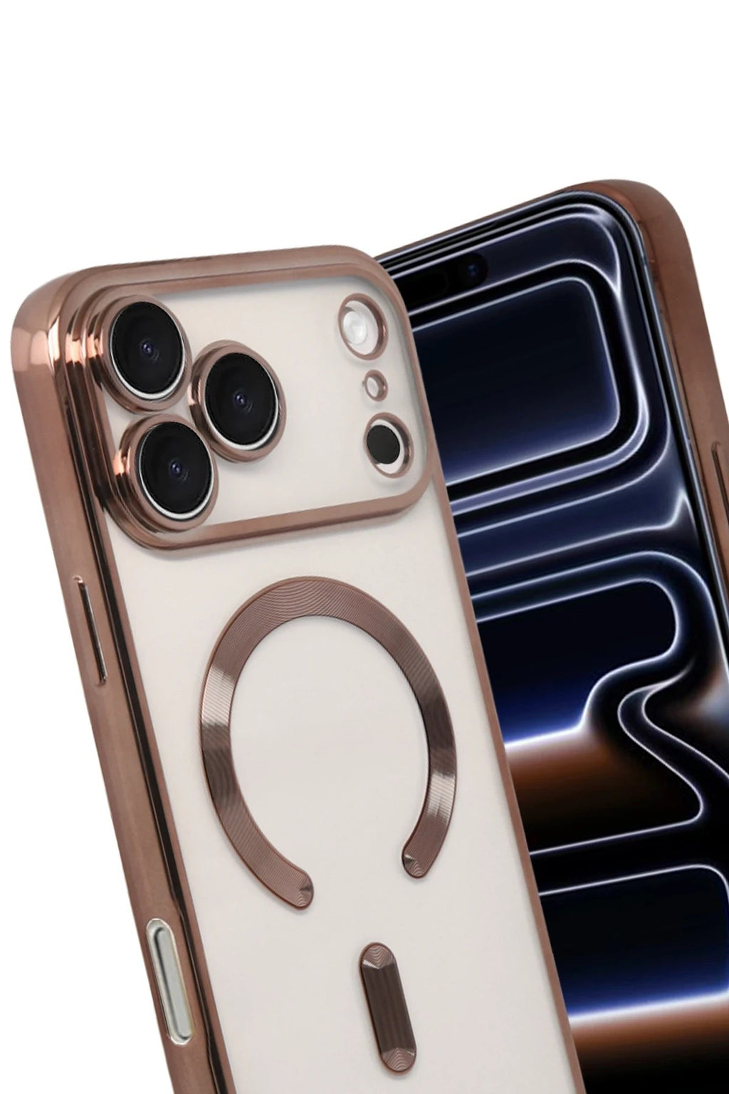 Mey İthalat® iPhone 17 Pro Kross Magneticsafe Kapak - Çöl Titanyum
