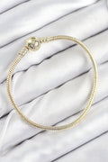Mey İthalat® Pirinç Charm Topcuk Model Gold Renk Kadın Bileklik