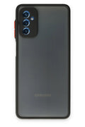 Mey İthalat® Samsung Galaxy M52 5G Kılıf Montreal Silikon Kapak - Siyah