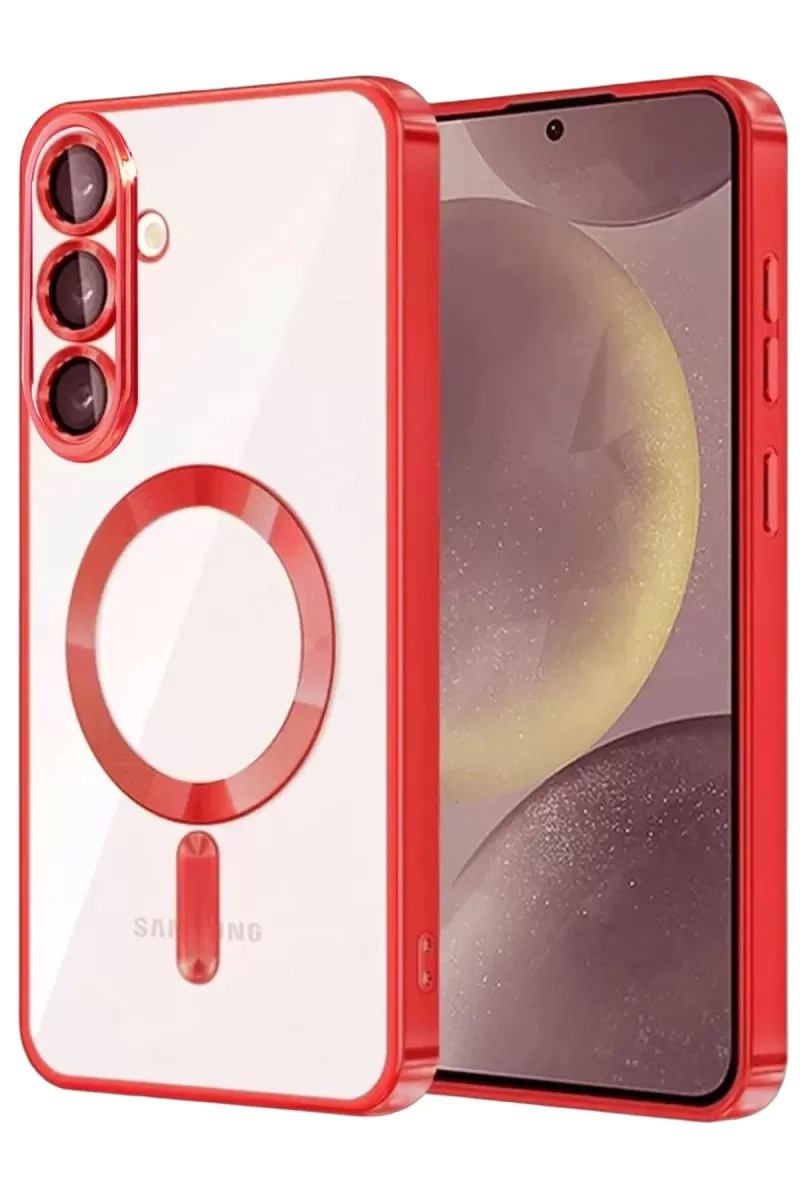 Mey İthalat® Samsung Galaxy A37 5G Kross Magneticsafe Kapak - Kırmızı