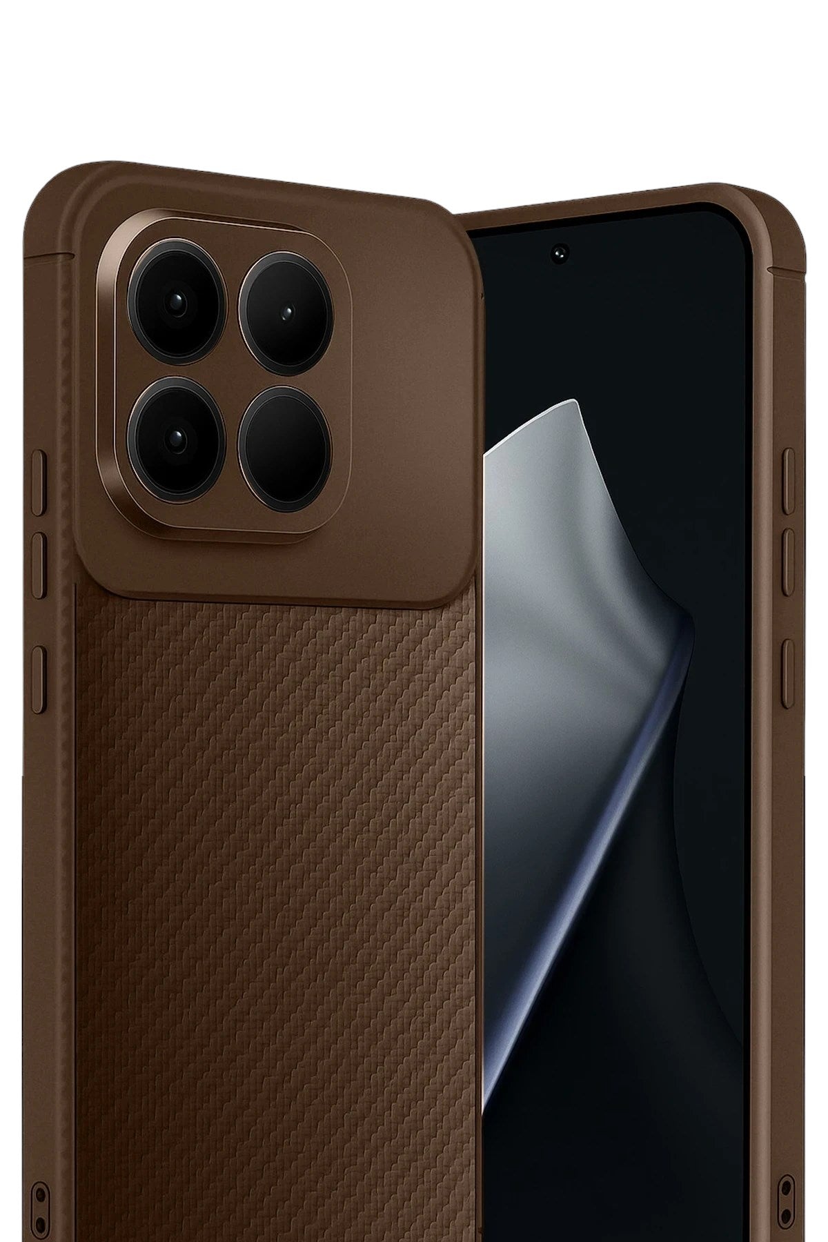 Mey İthalat® Mi 15T Auto Focus Karbon Kapak - Kahverengi