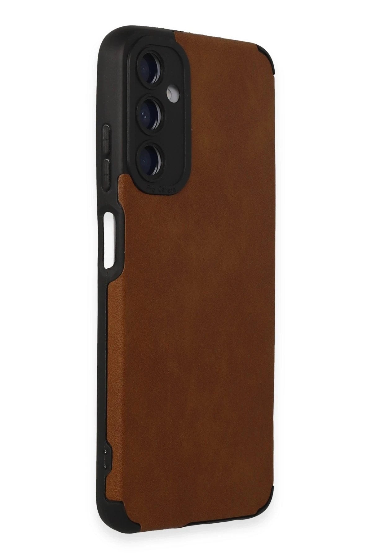 Mey İthalat® Samsung Galaxy A05S Kılıf Loop Deri Silikon - Kahverengi