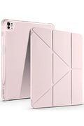 Mey İthalat® iPad Air 13 (2024) Kılıf Kalemlikli Mars Tablet Kılıfı - Rose Gold
