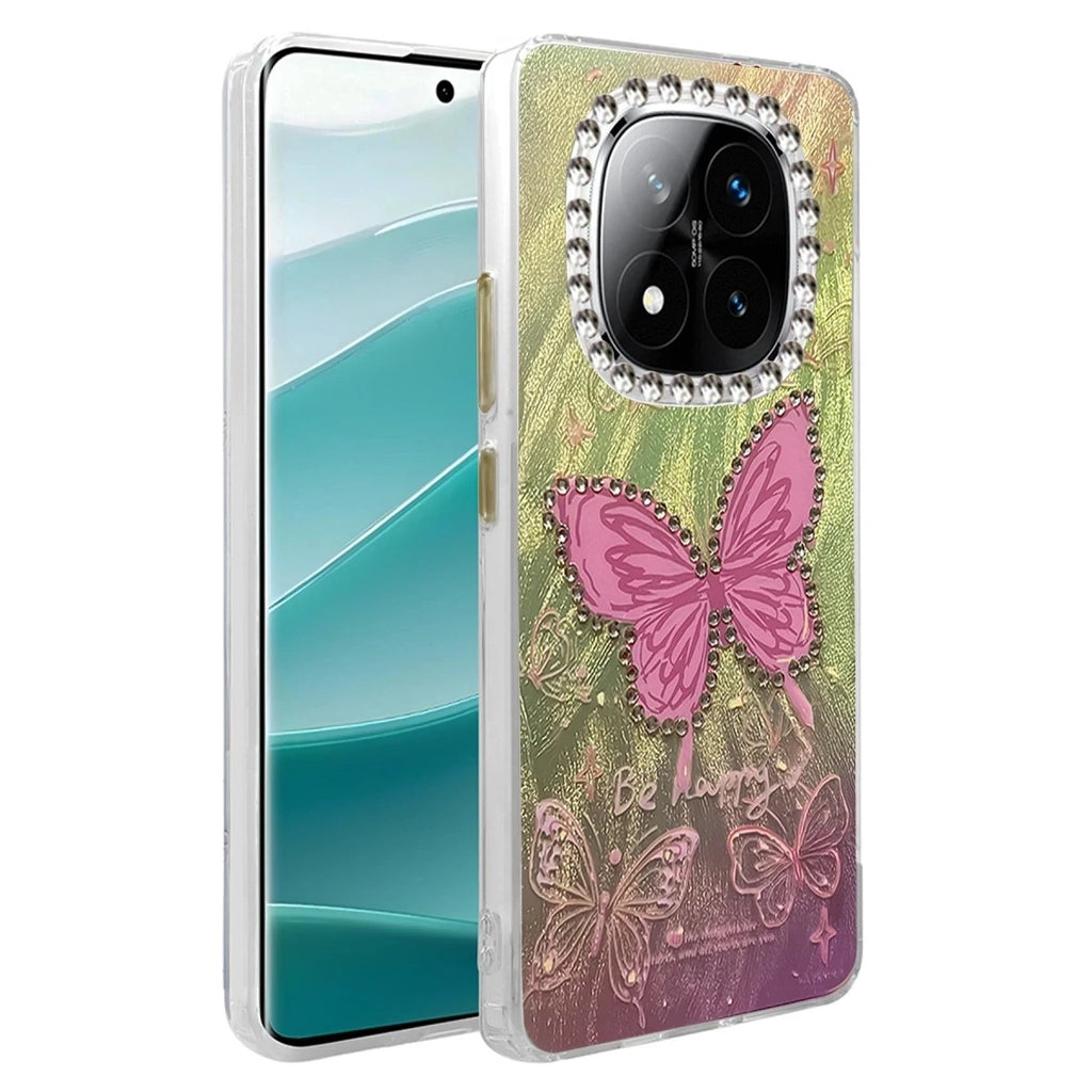 Mey İthalat® Redmi Note 14 Pro 5G Kılıf Blade Aynalı Desenli Kapak - Desen 5