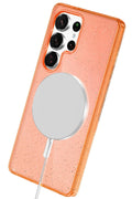 Mey İthalat® Samsung Galaxy S25 Ultra Star Magsafe Kapak - Turuncu