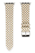 Mey İthalat® Watch 38mm Karo Motif Kordon - Mavi