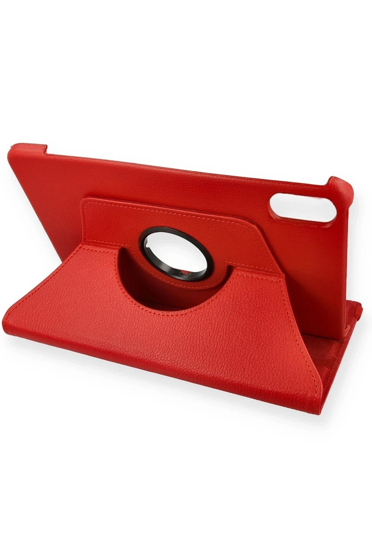 Mey İthalat® Redmi Pad 2 Kılıf 360 Tablet Deri Kılıf - Kırmızı