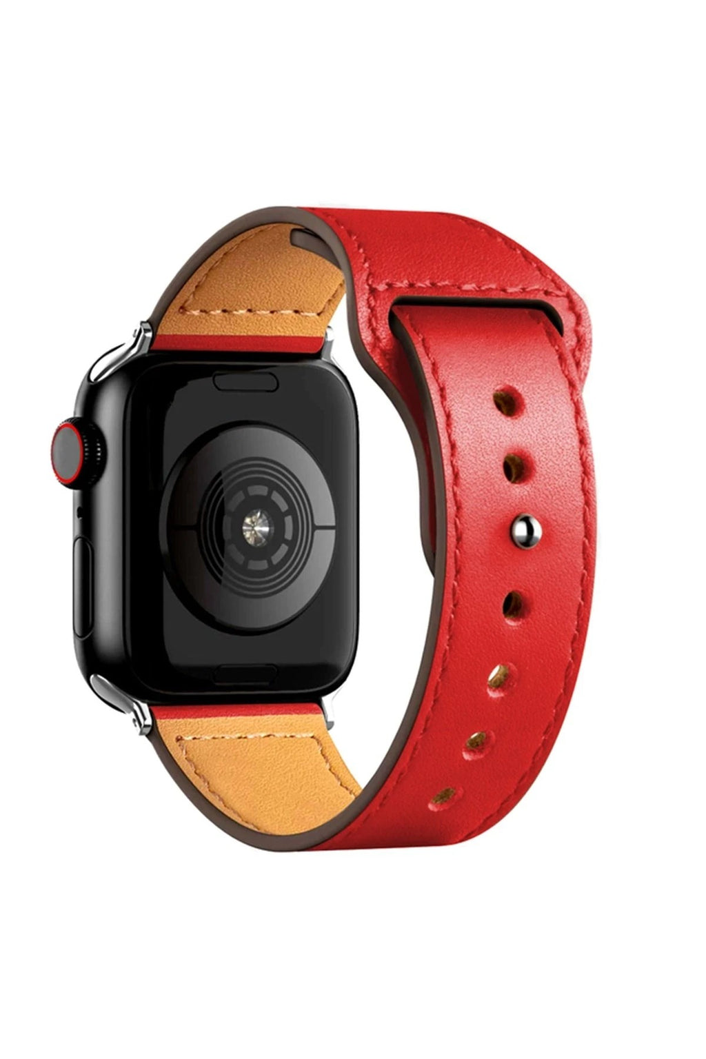 Mey İthalat® Watch 38mm KR415 Luaz Deri Kordon - Kırmızı