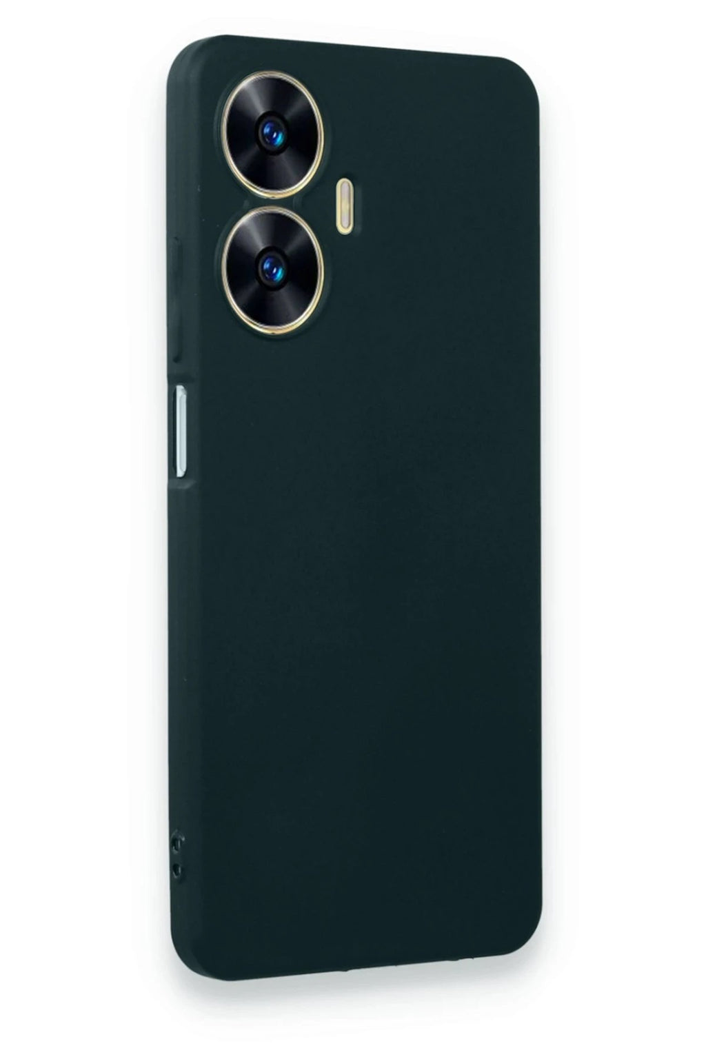 Mey İthalat® Realme C55 Kılıf First Silikon - Koyu Yeşil