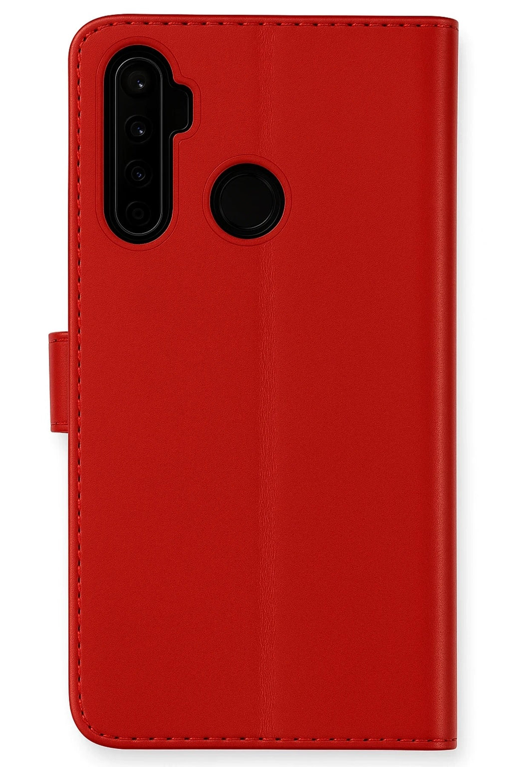 Mey İthalat® Realme 6i Kılıf Trend S Plus Kapaklı Kılıf - Kırmızı