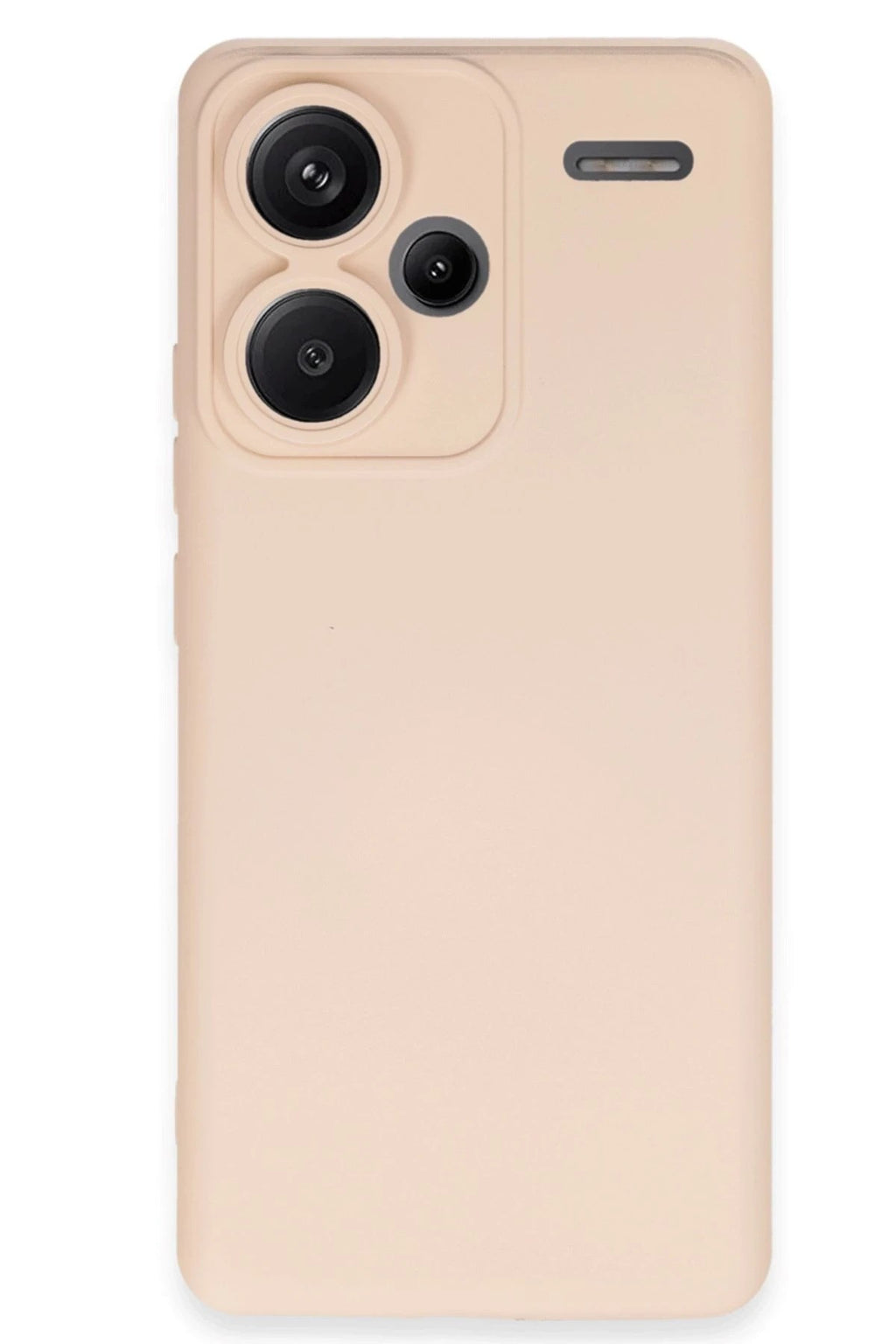 Mey İthalat® Redmi Note 13 Pro Plus Kılıf Nano içi Kadife Silikon - Pudra