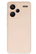 Mey İthalat® Redmi Note 13 Pro Plus Kılıf Nano içi Kadife Silikon - Pudra